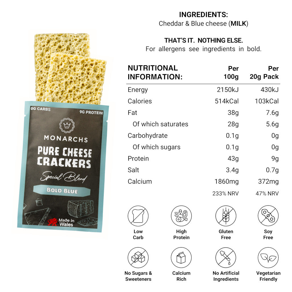 Bold Blue Cheese Crackers - (10 Pack)