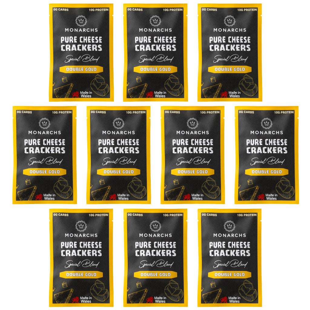 Double Gold Cheese Crackers - (10 Pack)