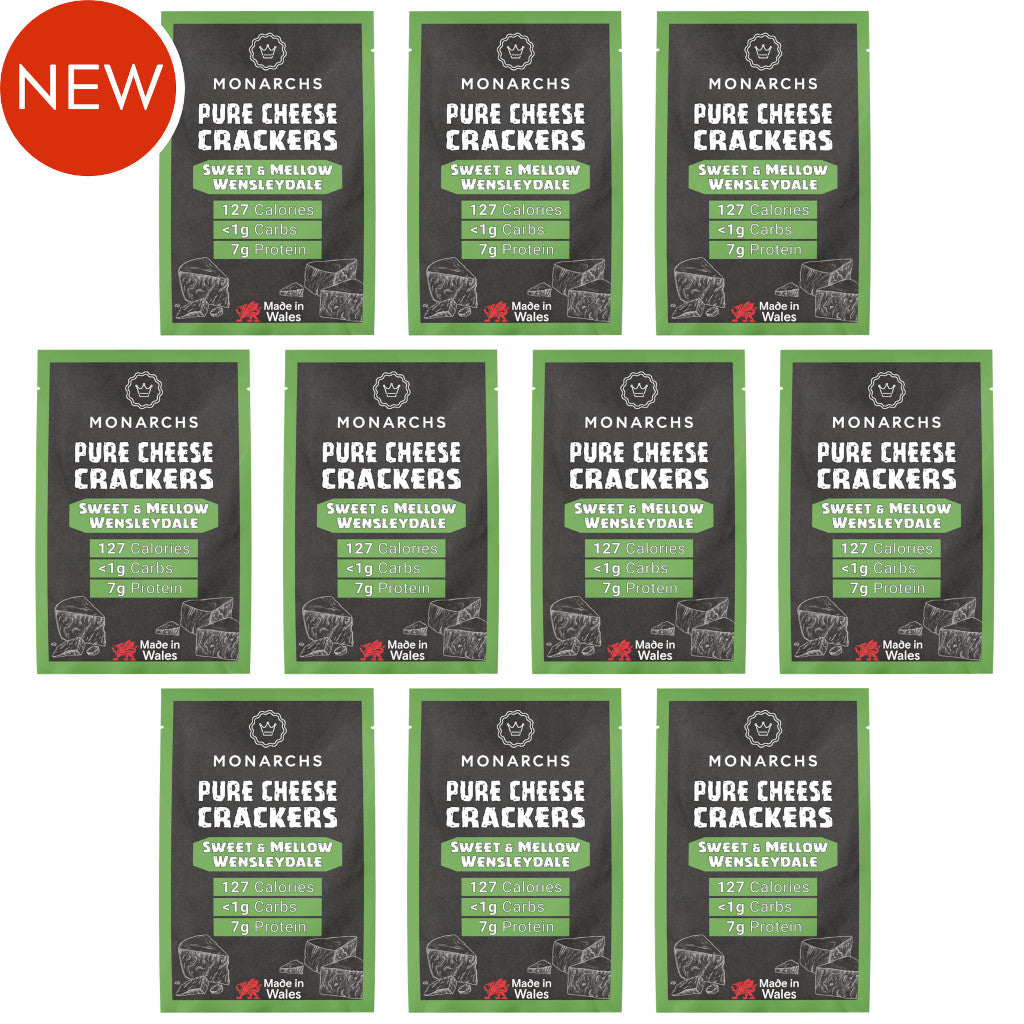 Wensleydale Cheese Crackers - (10 Pack)