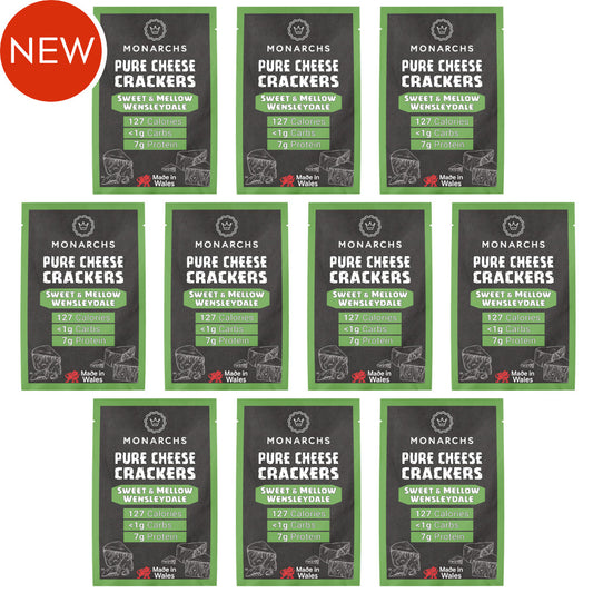 Wensleydale Cheese Crackers - (10 Pack)